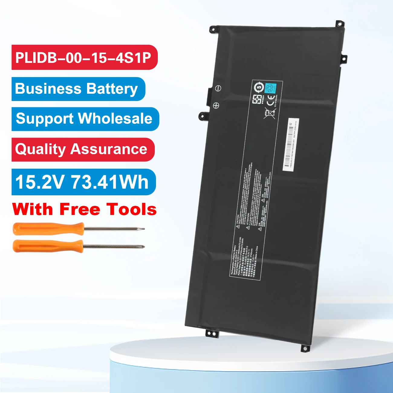PLIDB-00-15-4S1P Laptop Battery For Schenker Vision 15 ntel NUC M15 7116LX0-222610063 BATRPLIDB3-4101 BATRPLIDB3-4103 R 4830mAh