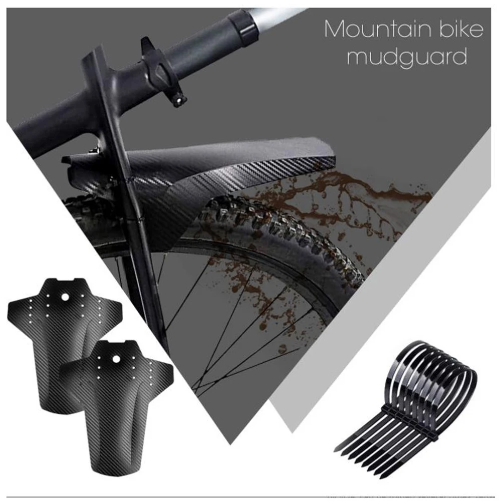 

1 set 1 Set Of Bicycle Mudguards Mountain Bike Mud Guard Front Rear Universal Fit For All Terrain Cycling Outdoor Anti-Splashing