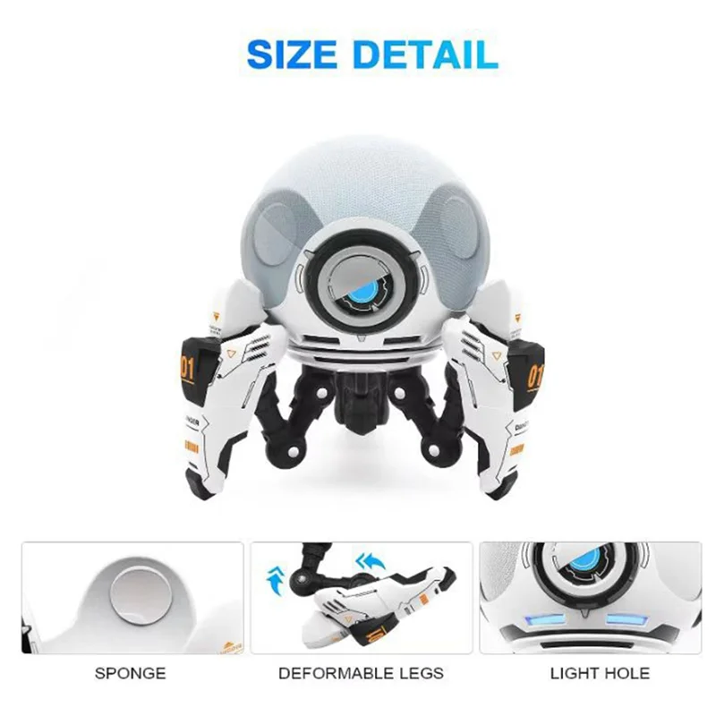 Supporto Robot Per Echo Dot 4a E 5a Gen | Base Per HomePod Mini, Antiurto E Antiscivolo