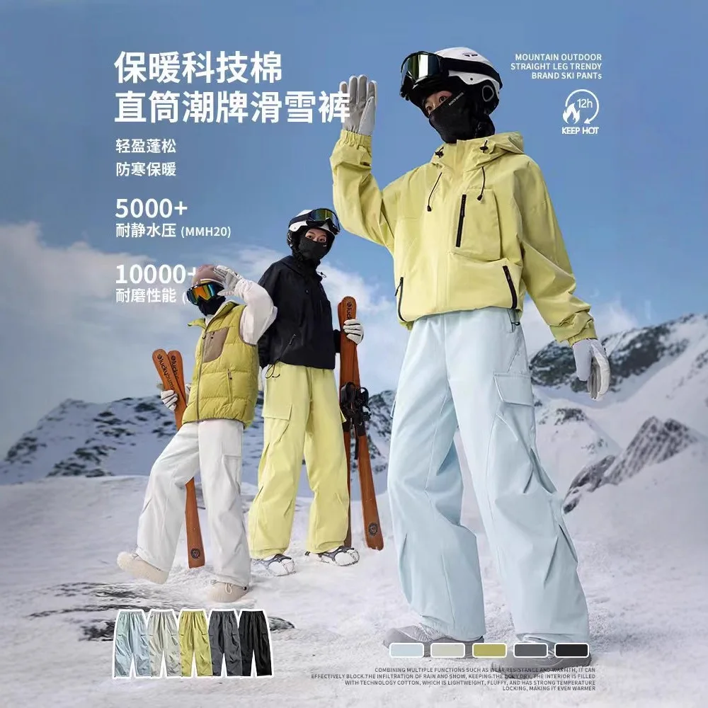 pantalon-chaud-matelasse-epais-d'hiver-pour-hommes-​-​-pantalon-de-ski-droit-coupe-vent-impermeable-exterieur-​-​-pantalon-rembourre