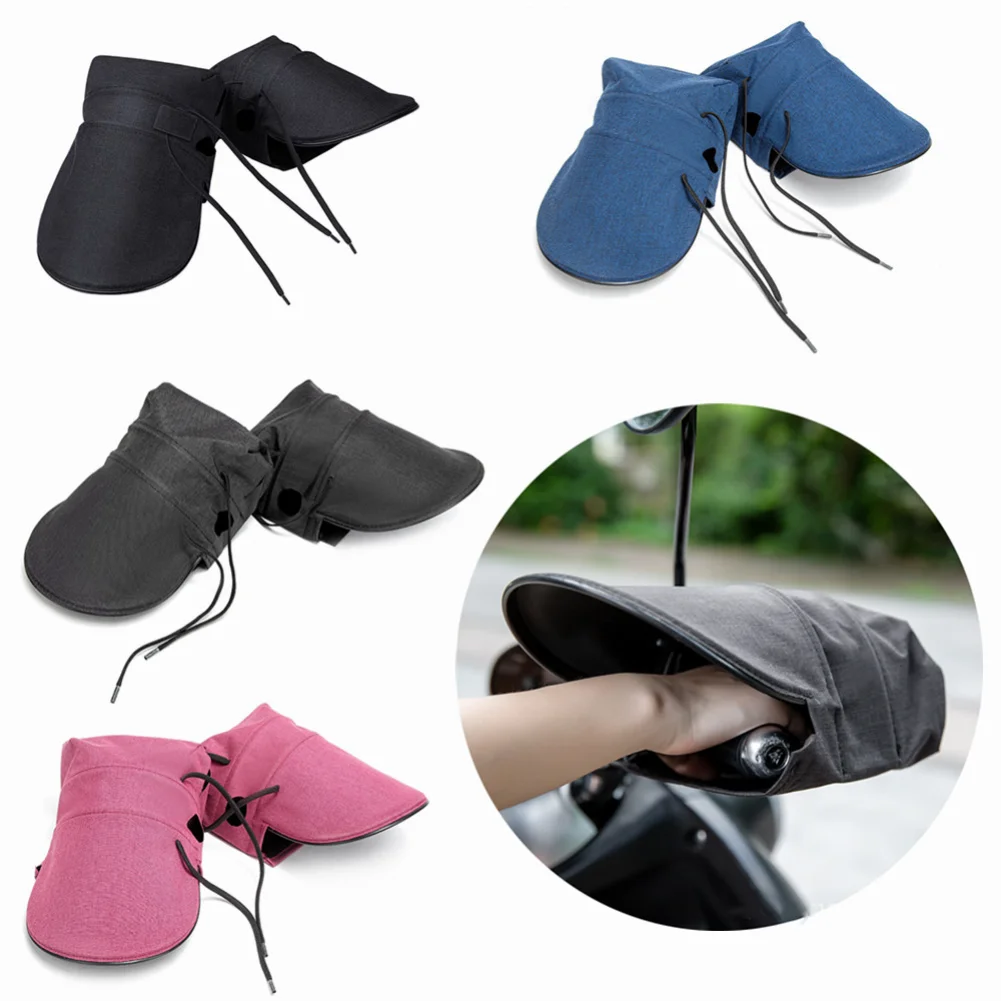 Motorcycle Scooter Handlebar Gloves Protect Summer Breathable Waterproof Windproof Motorcycle Gloves Sunscreen Modified Decor