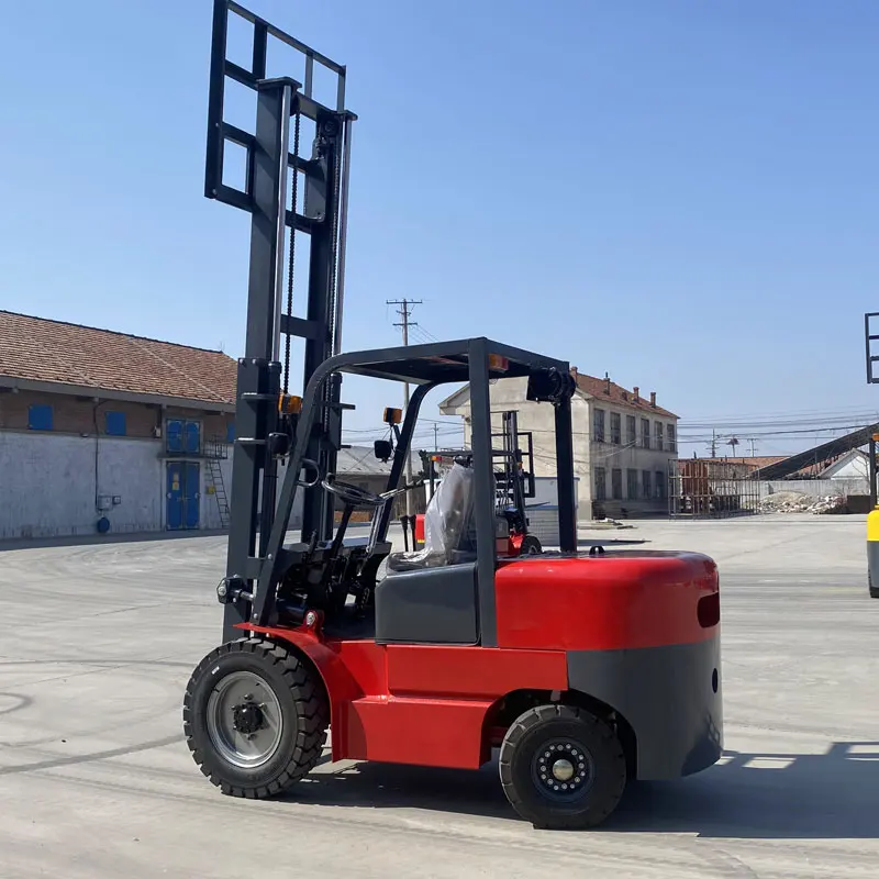 Diesel 3 3Ton Fork Lift Truck 4 Wheel China Counterblance Elektrikli Forklift EP Mini Small Crane Warehouse Carretilla Elevadora view 2