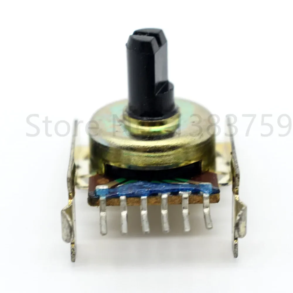 161 horizontal rotary potentiometer double B50K dual channel amplifier sound volume potentiometer 6 foot handle 10mm