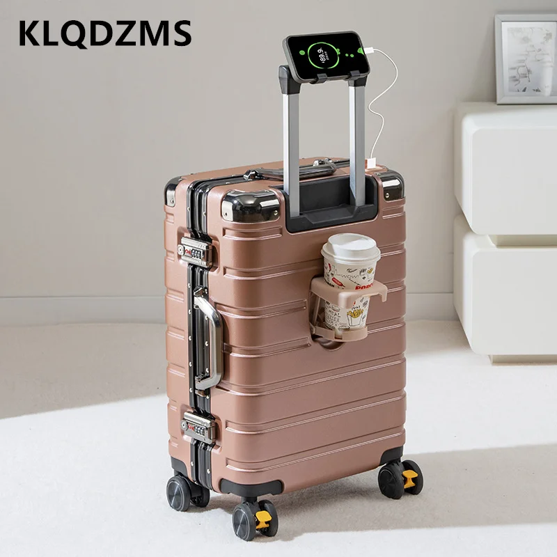 KLQDZMS Suitcase on Wheel Large Capacity 20