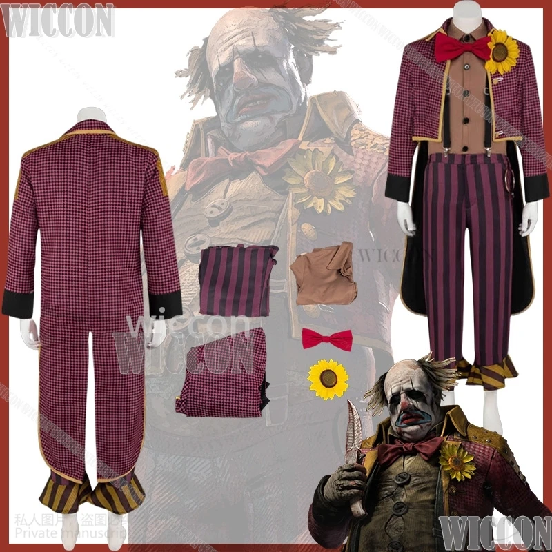 

Kenneth Chase Dead Anime Game Daylightt Cosplay Outfit Horror Plaid Shirt Suspender Pants Terror Carnival Jokerrr Cos Customized