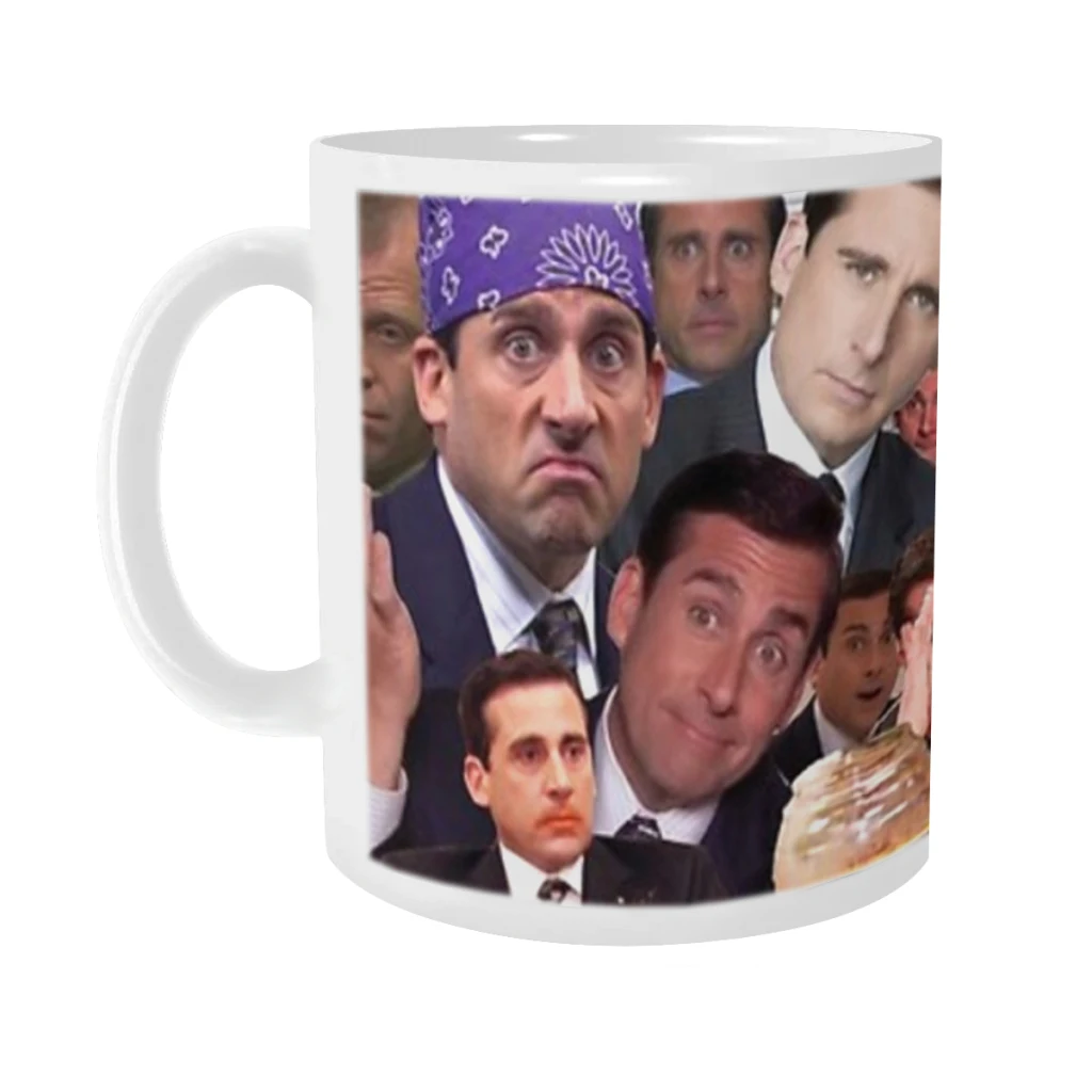 Michael Scott Collage Tea Coffee Mugs Bachelorette Party Team Groomsman Cups Wedding Gifts