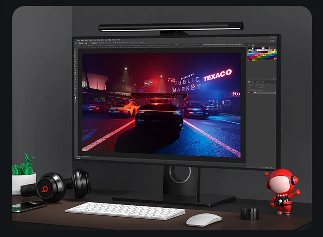 Youpin LYMAX Schreibtischlampe Bildschirmleuchte Hängelampe Augenschutz PC Computer Monitor Lichtleiste Kabellose Fernbedienung – Detail 17