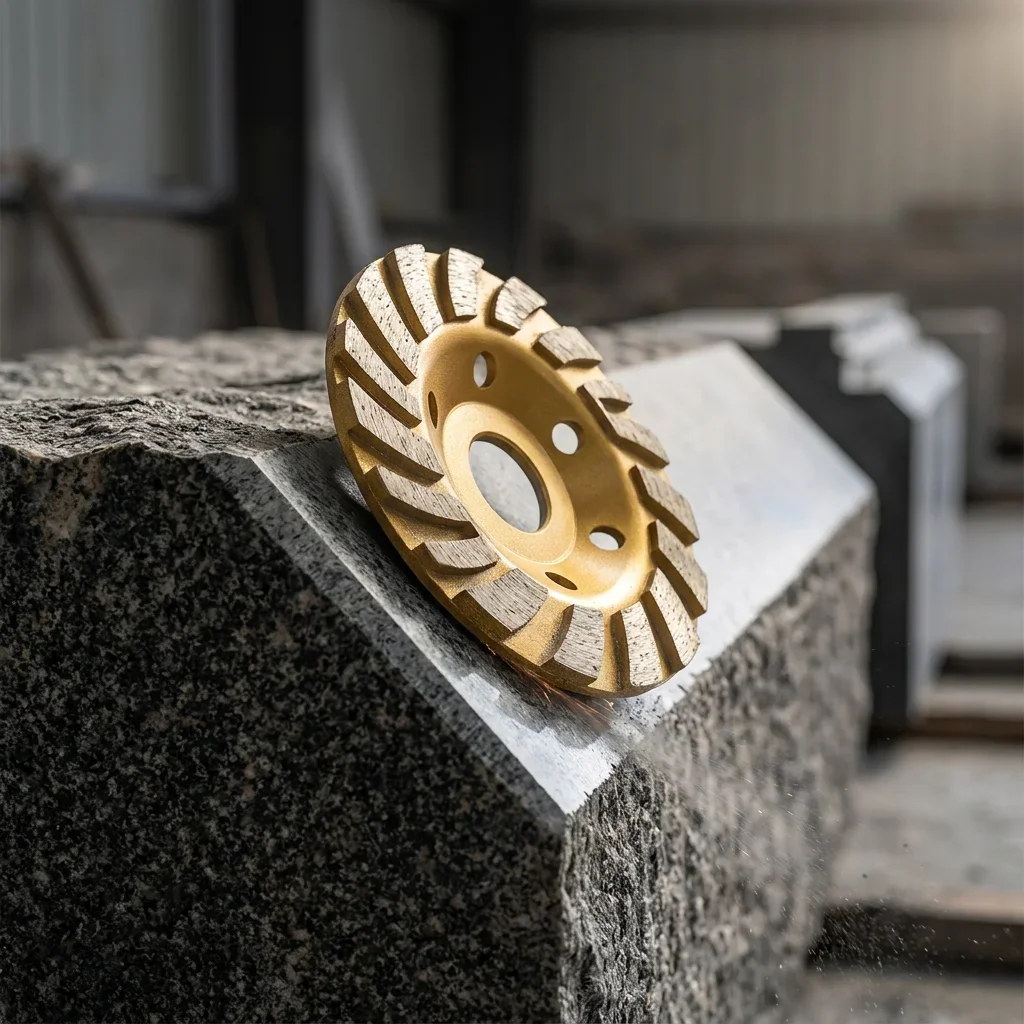 Diamond Abrasive Cup Wheel, Durable Angle Grinder Disc for Concrete Grinding Work