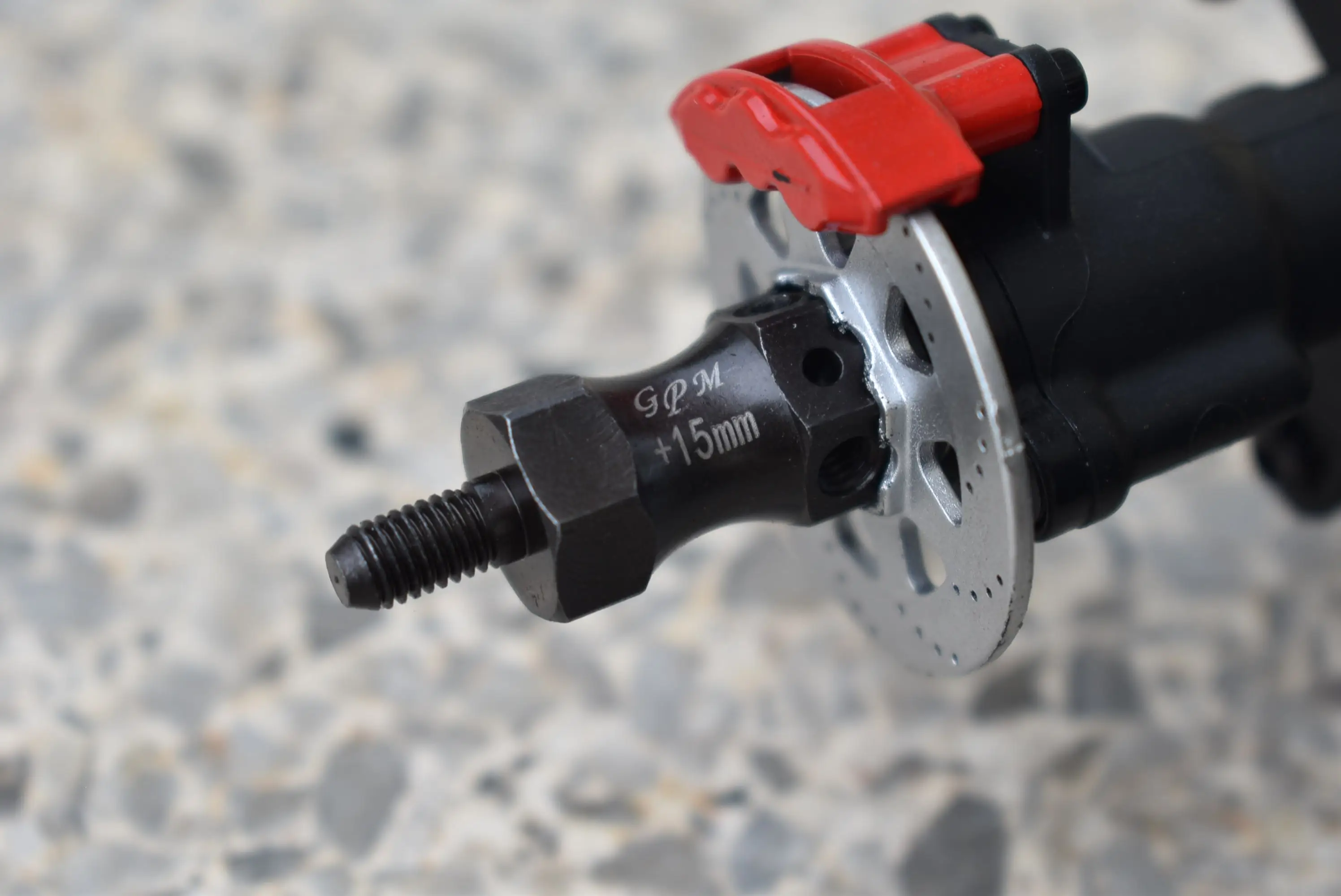 GPM gehard staal voor/achter verlengd wiel zeskant voor LOSI 1/10 Rock Rey Baja Rey