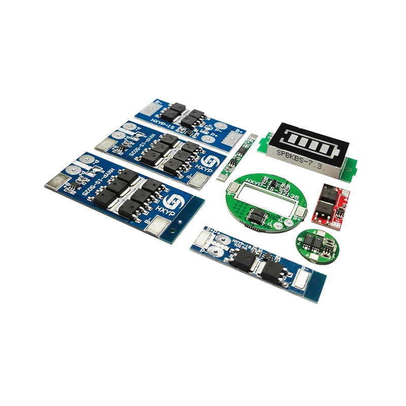 도매 3.2V 3.7V 1S BMS 2.5A 3A 4A 5A 10A 12A 16A 25A 18650 Lipo/Lifepo4 이온 배터리 용 배터리