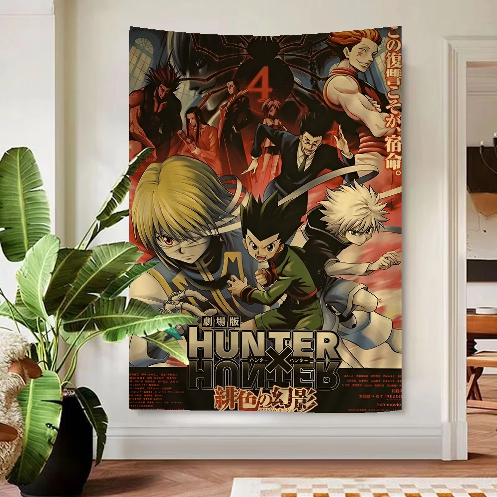 Hunter X Hunte Anime Printed Large Wall Tapestry Cheap Hippie Wall Hanging Bohemian Wall Tapestries Mandala INS Home Decor