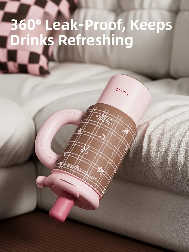 Large Capaci Insulated Water Bottle for Women with St Ice King Cup Gift aron Color Stainl Steel Cerc Inner Lid