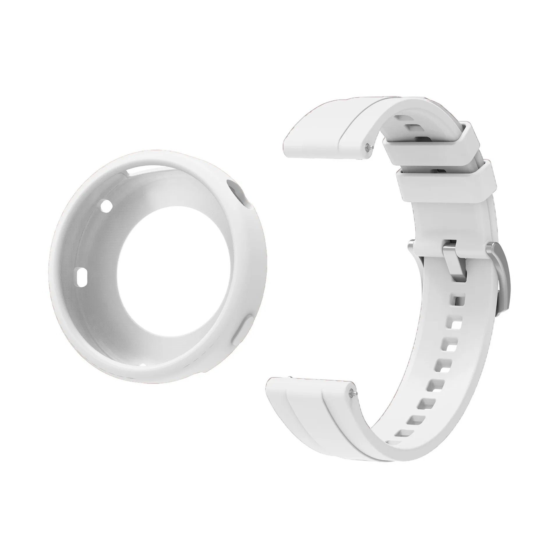 2in1 مجموعة حزام ساعة سيليكون وحافظة دعوى لهواوي GT4/5 42 مللي متر حافظة واقية من السيليكون مجموعة عالمية