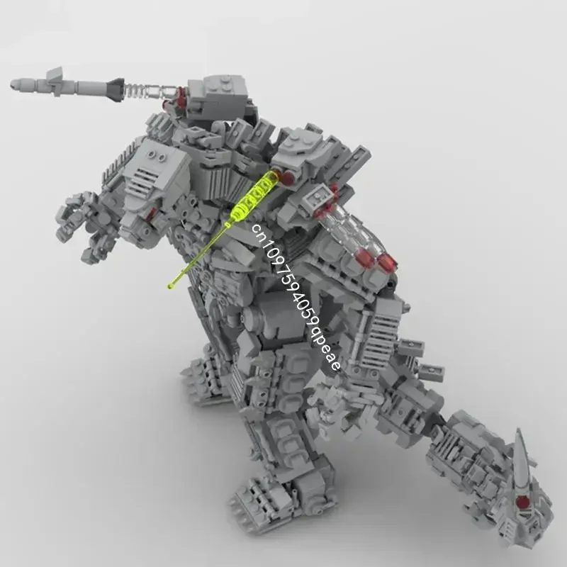 New 1719Pcs Famous Monster Movie Series Moc Mecha Dragon Active Model Building Block Diy Creative Ideas Brick Toy Birthday Gift