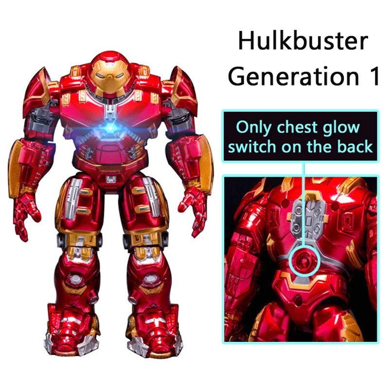 Marvel Infinity War Superhero Iron Man Hulkbuster Hulk Buster Action Figure Collection Doll Christmas Gift Toys For Boy Children