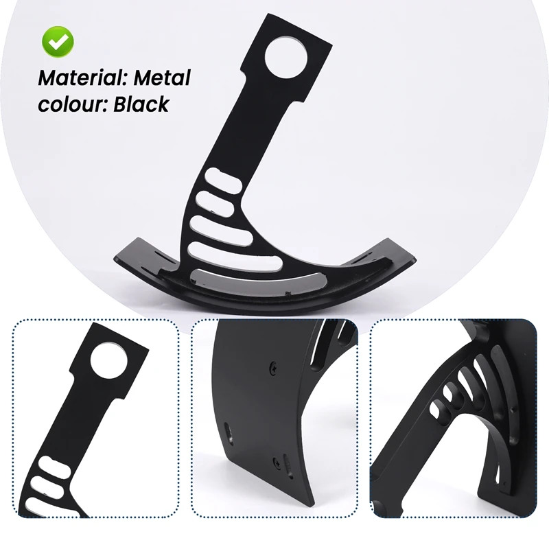 Motorcycle 25MM Axle Side Mount License Number Plate Holder Swingarm Mount Curved Vertical Bracket For Suzuki Honda