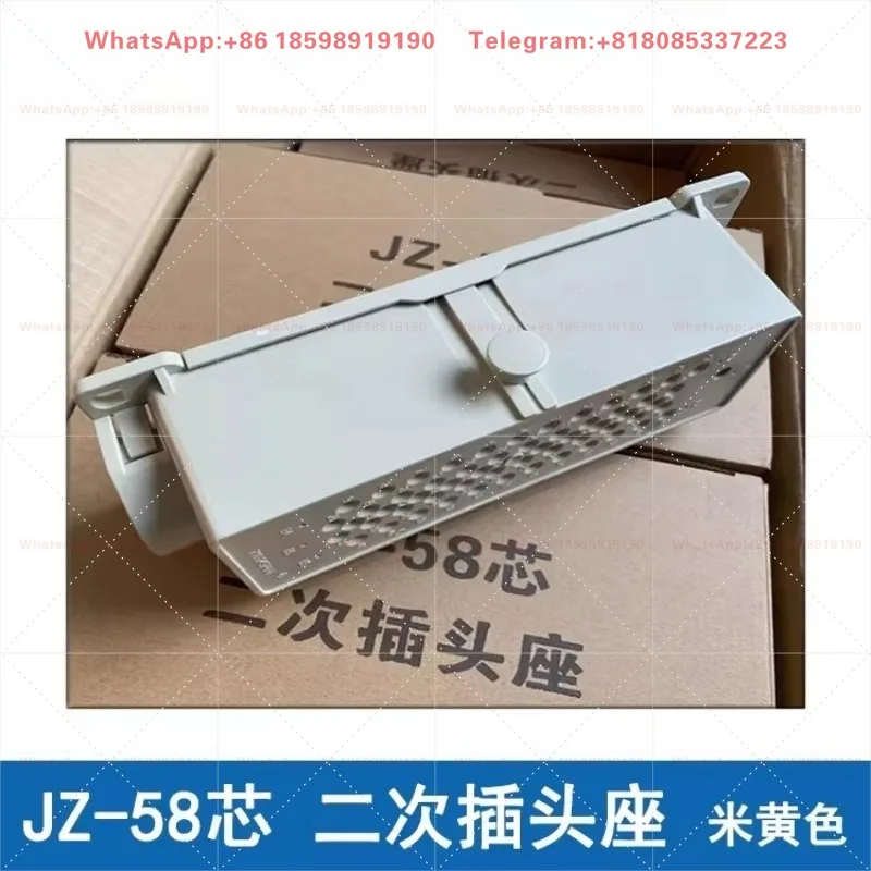 58 Pin JZ-58 Aviation Plug Secondary Aviation Socket Beige Circular Connector for Industrial Equipment