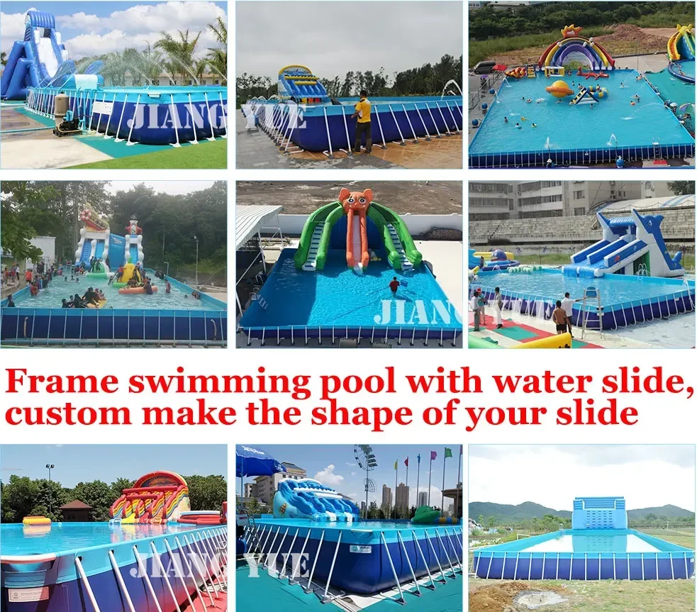 

Metal Frame Swimming Pool Manufacturers for Kids and Adults Above Ground Swimming Pool with Filter Pump Swimming Pool