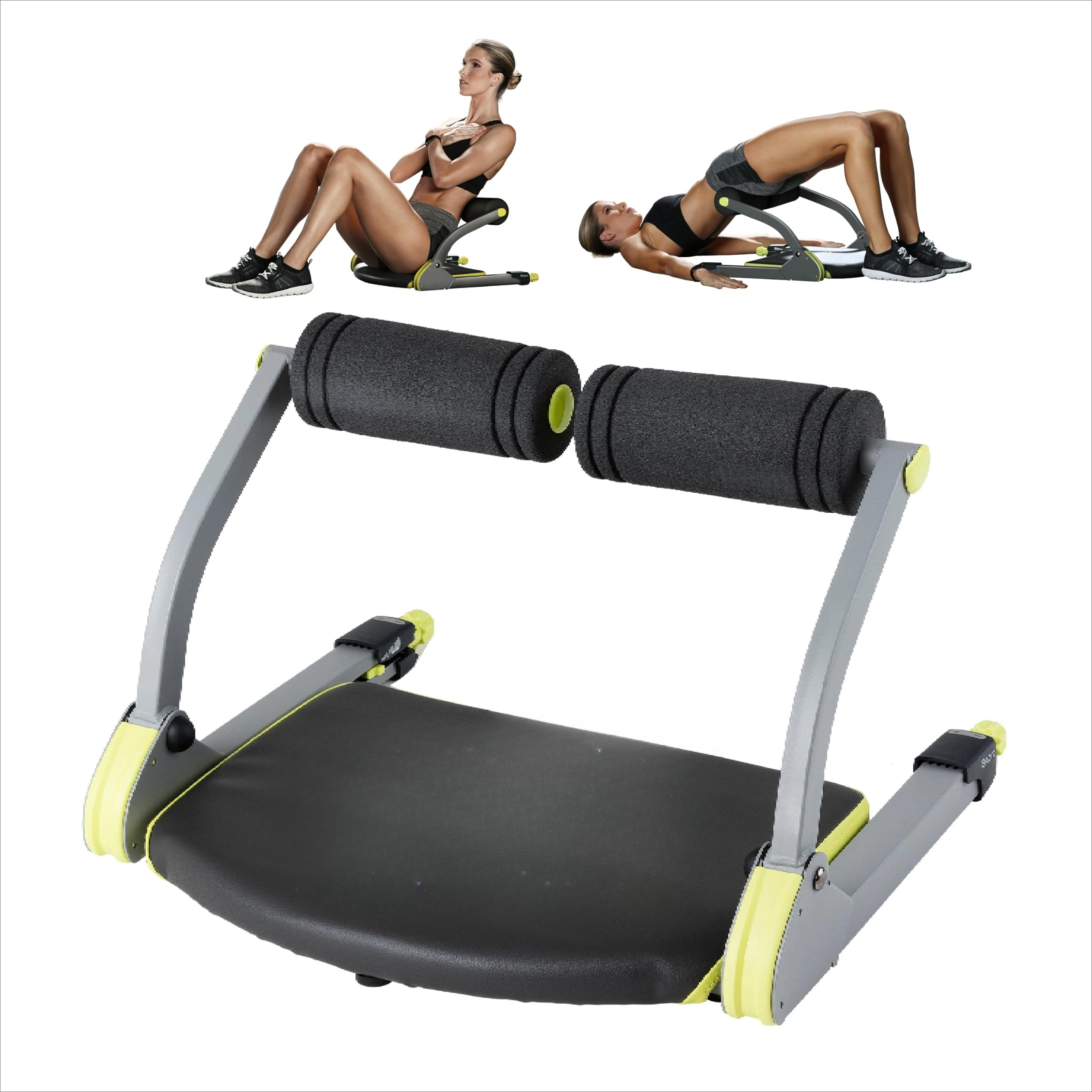 Multi-functional heavy-duty ab machine for core workouts