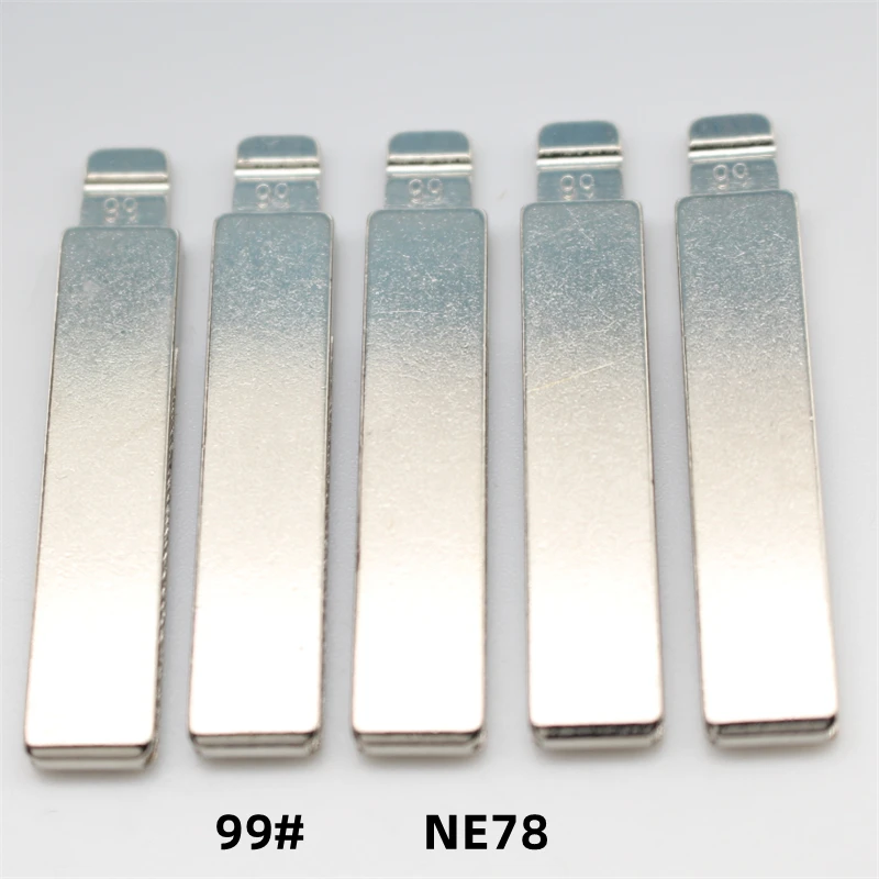 FLYBETTTER OEM 50 Uds NE72 HU83 VA2 NE78 hoja de llave remota sin cortar en blanco de Metal para Keydiy KD Xhorse VVDI JMD