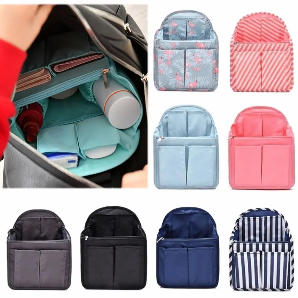 Multi-pockets Backpack Storage Insert Bag Inner Inner Liner Multifunctional Storage Bag Compartment Sorting Large Capacity