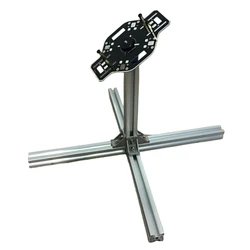 PID Controller Tuning Platform PID Debugging Frame for Quadrotor, Aluminum Quadcopters Aircraft Gimbal