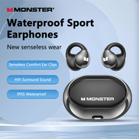 Monster MH22185 Ear Hook Headphones High Quality Bluetooth 5.3 HD Call Noise Reduction Long Endurance Earphones