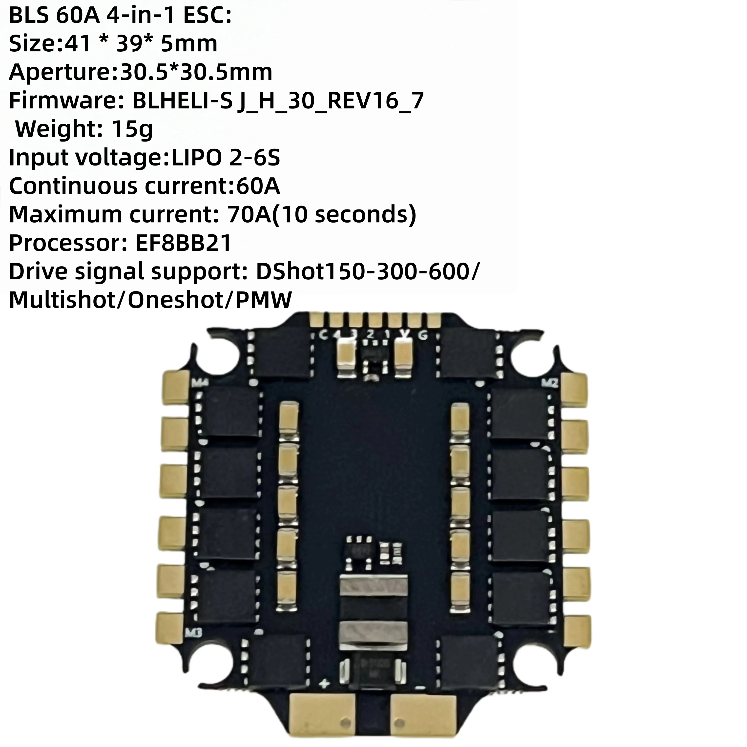 XFlight Hobby F405 F4 V3 controlador de vuelo pila Betaflight BLS 50A 60A 4 en 1 ESC sin escobillas para RC Dron FPV Quadcopter Mark4
