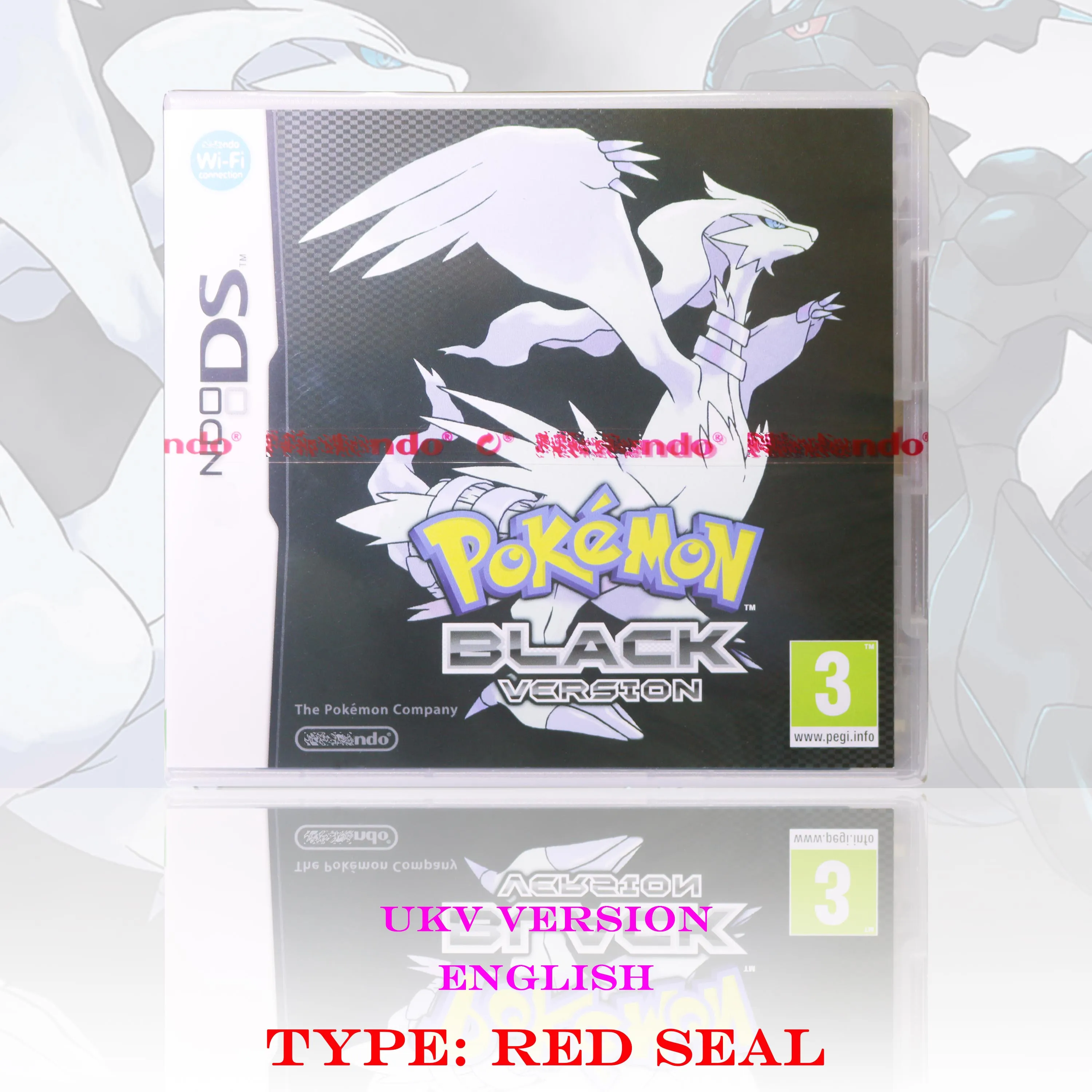 UKV Versie Pokémon Platinum Zwart Wit Nieuwe Verzegelde Verpakking Met Doos en Handleidingen DS Videogame Cartridge Voor DS 2DS 3DS Console