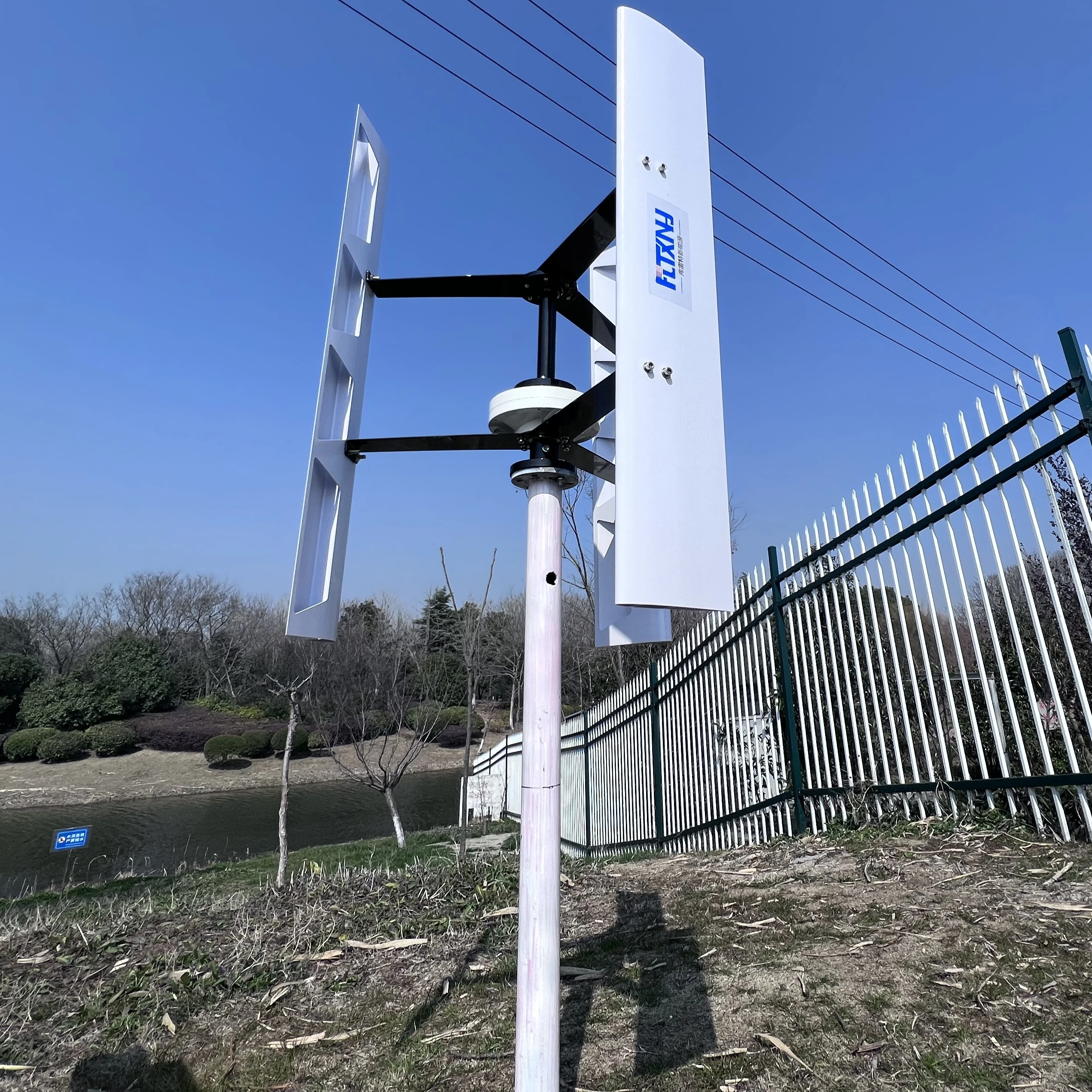 20KW Wind Turbine Generator 24V 12V 48V Windmill Vertical Wind Generat Kit Free Energy Altern with Mppt Controller for Home Use