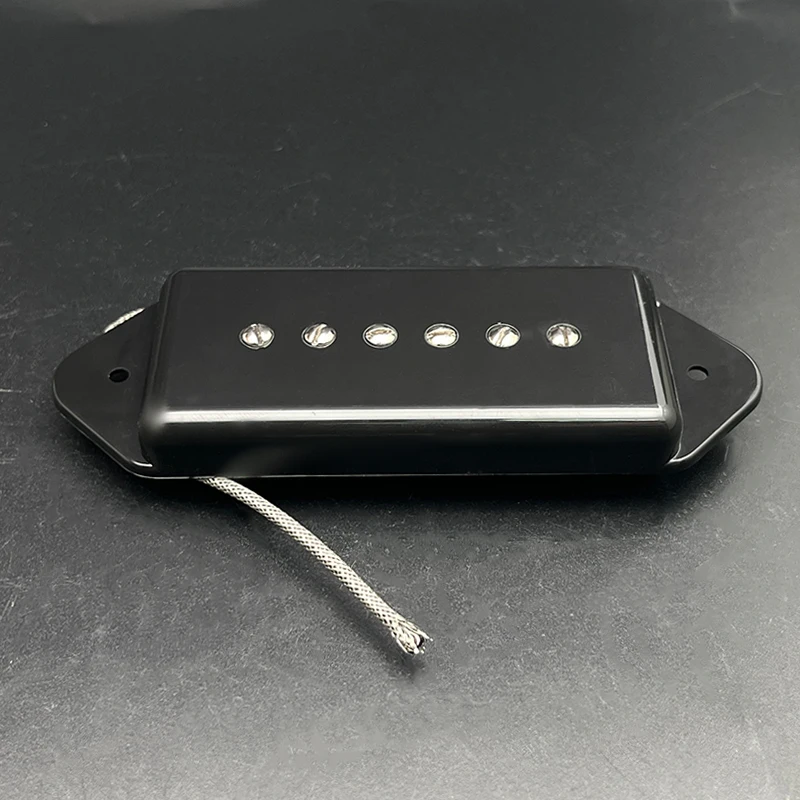 Dog Ear Vintage P90 Pickup N-6.9K/B-7.2K Soapbar Pickup Alnico 5 Single Coil Bridge Pickup Black/White/Cream