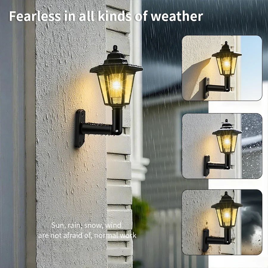 

1pcs Garden Lights Outdoor Solar Street Light Lightings Wall Light Fixture Leds for Lighting Outdoor Gardens Decoration