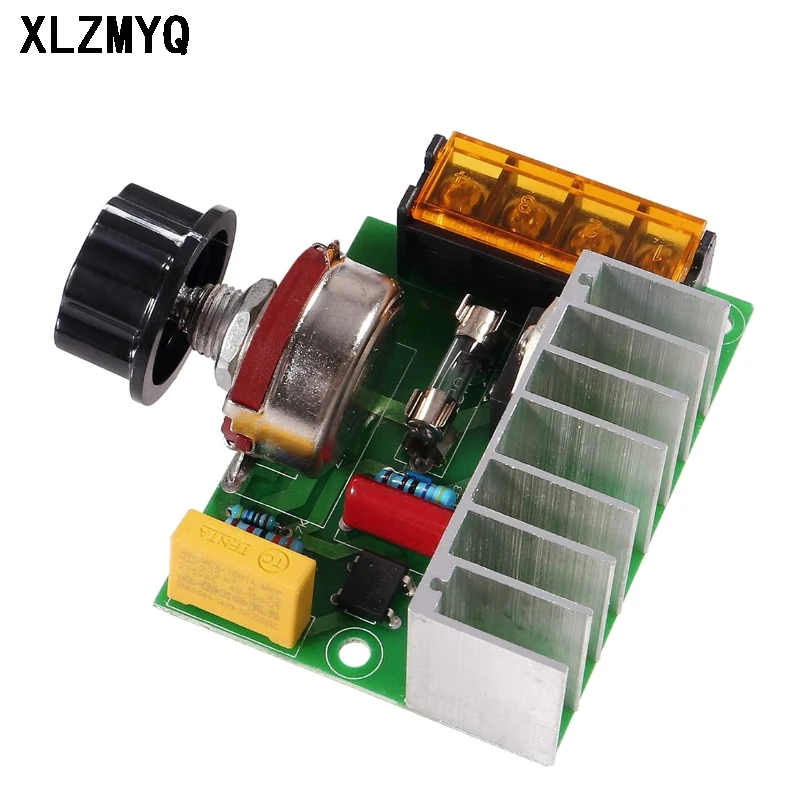 4000W 220V AC SCR Adjustable Motor Speed Controller Control Module Dimming Dimmers Voltage Regulator Thermostat For Arduino