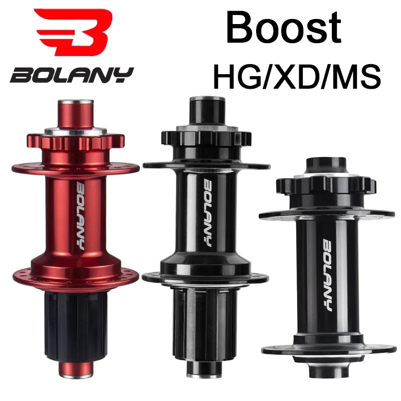 Bolany MTB Disc Brake Boost Cube Hubs 6 Pawls 110x15 148x12 Mountain Bike Rolling XD/HG/MS Hub NBK 32 Hole Thru Bicycle Bearing