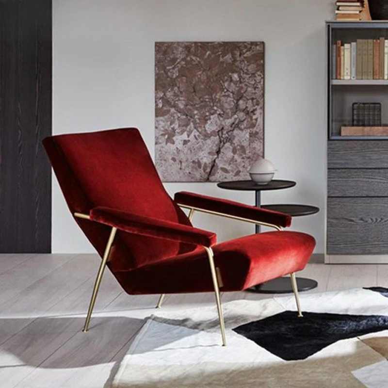 Fabric belongs to household living room model room leisure recliner
