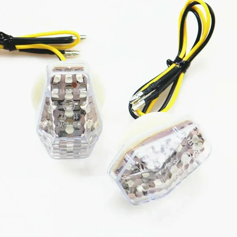 Clear Flush Mount LED Turn Signal For Suzuki SV 650 1000 Bandit 600 1200 1250