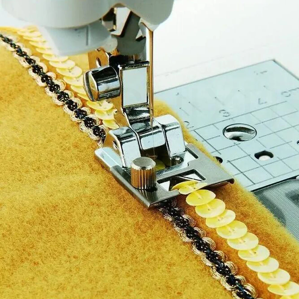 1PC Sequin Sewing Presser Foot Braiding Foot 9905 (#SA141) For Brother Singer Juki Sewing Machine Parts Accessories