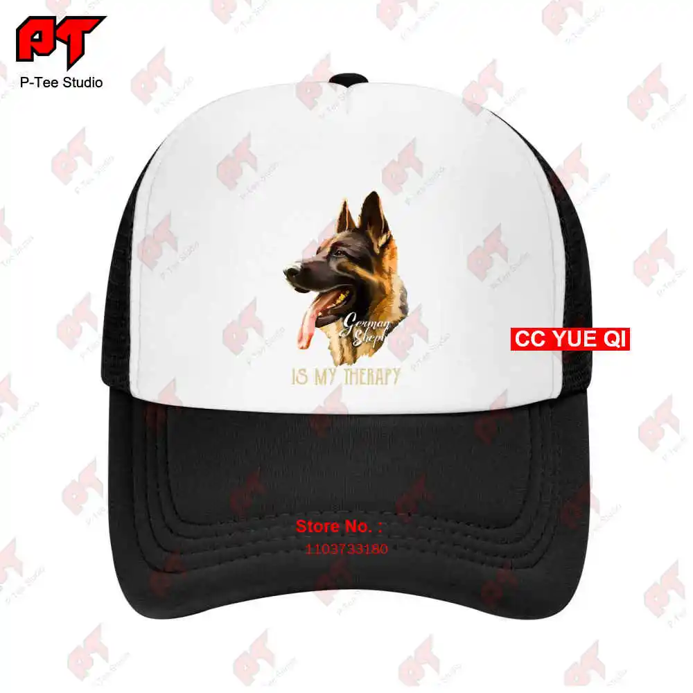 German Shepherd Is My Therapy Baseball Caps Truck Cap CH5E