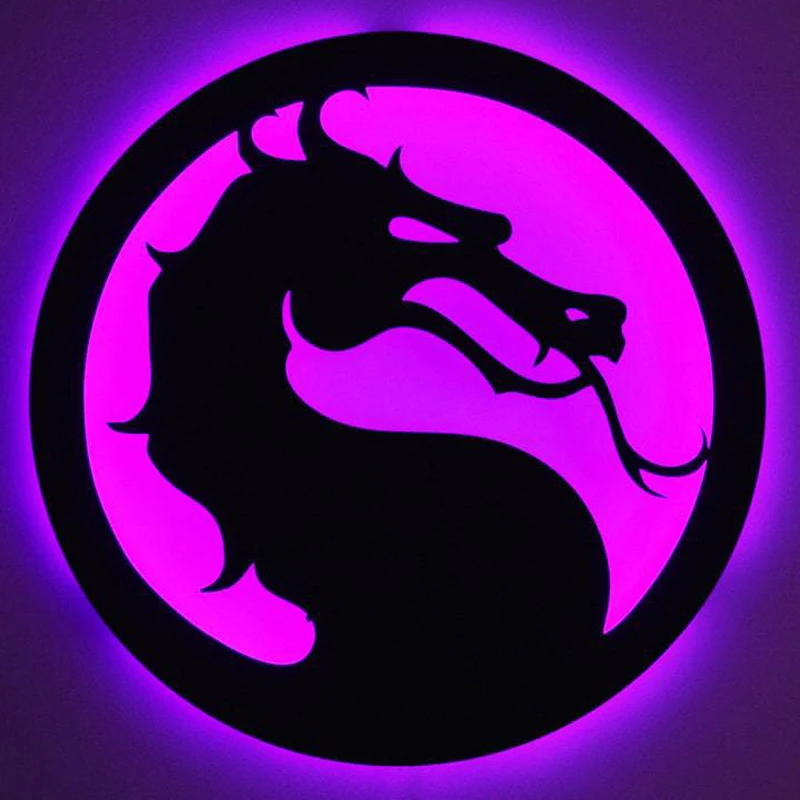 Creative LED Dragon Shape Bedside Wall Lamp Interior Decoration Background Atmosphere Lamp Plug-in Remote Control Night Lamp