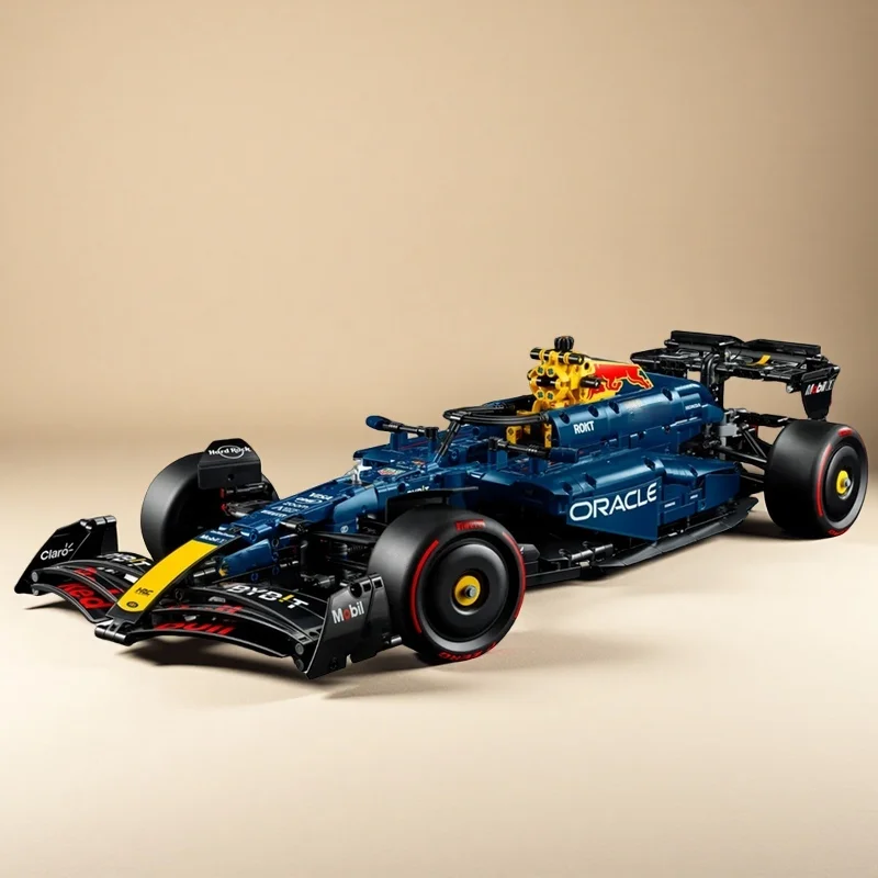 2025 New Technical  RB20 Blue Sport F1 Racing Car Building Blocks City Super Car Bricks Toys For Boys Holiday Gifts