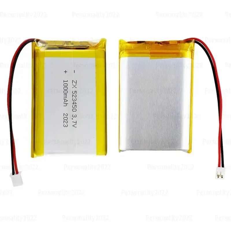 523450 Li-Polymer Batteries 3.7V Lithium Rechargeable Battery 1000mAh for Bluetooth Headset Mouse Mobile Phone Navigator Tablet