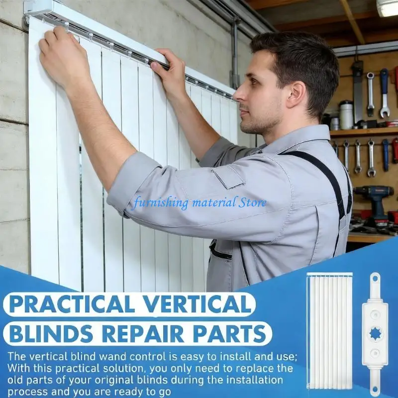Y5GD Pack Of 4 Vertical Blind Control Rod Replacements Strong Plastic Simple Install
