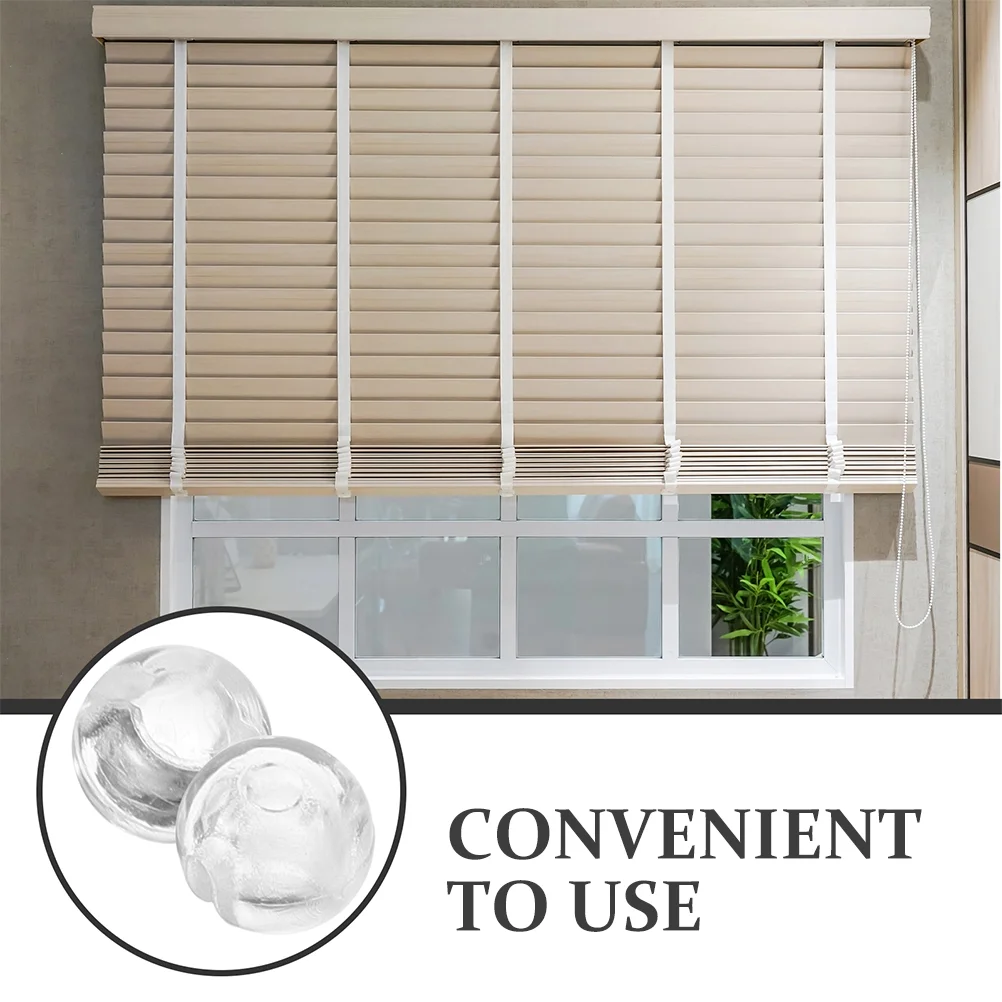 Window Blind Clips Venetian Accessories Black Out Curtain Vertical Blinds Parts The Chain Beaded Stops Pom