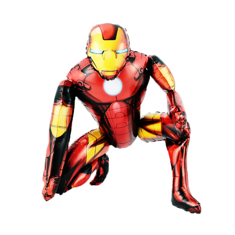 3D Cartoons Spiderman Iron Man Batman Superhero Balloon Boy The Avengers Children\'s Birthday Party Decoration Balloons Kids Toys