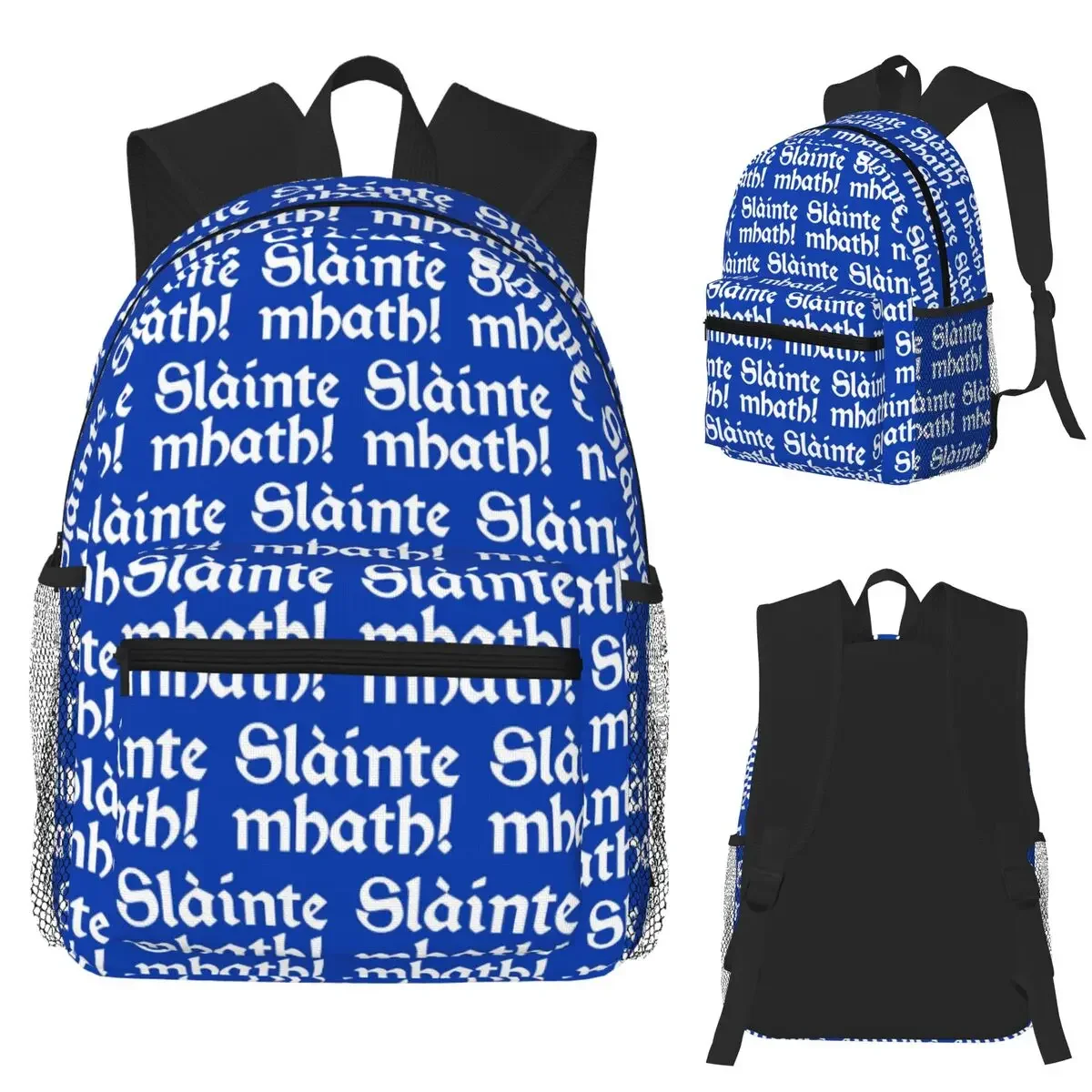 

Slainte Mhath Scottish Toast With Thistl Student Backpack School Bag Hiking Travel Daypack for Boys Girls Bookbag Shoulder Bags