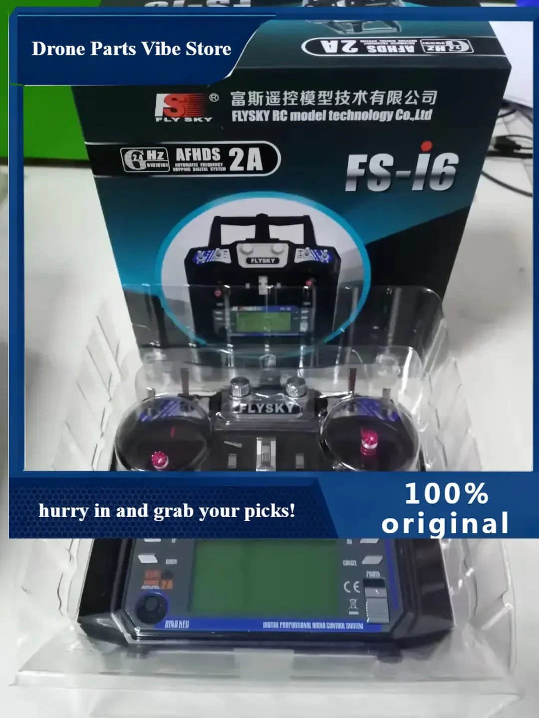 

APFlysky FS-i6 AFHDS 2A 2.4GHz 6CH Radio System Transmitter Receiver for RC plane