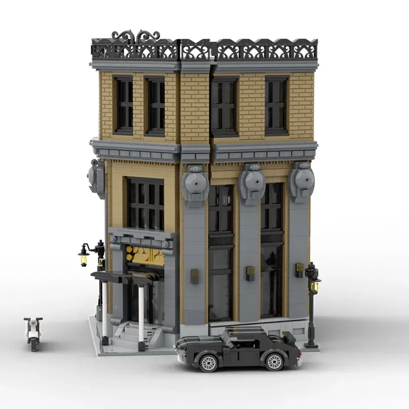 MOC Modernize Continental Hotel Building Blocks For John Wick Architecture House Collection Bricks Toys Children Birthday Gifts