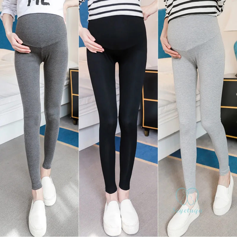 

Summer Thin Modal Cotton Maternity Legging Adjustable High Waist Belly Casual Pencil Pants Clothes for Pregnant Women Pregnancy