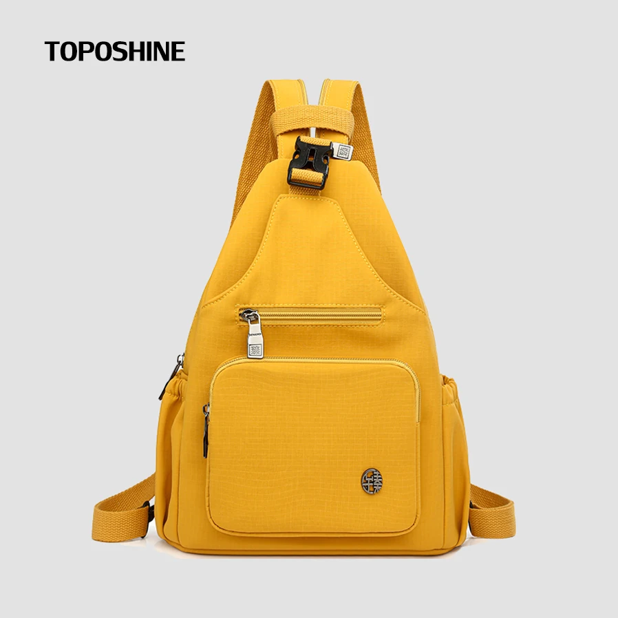 

Toposhine Beauty Women Small Backpack Bag 6 Colors Commuting Shopping Traveling Rucksack Nylon Woman's Holidays Trip Backpacks