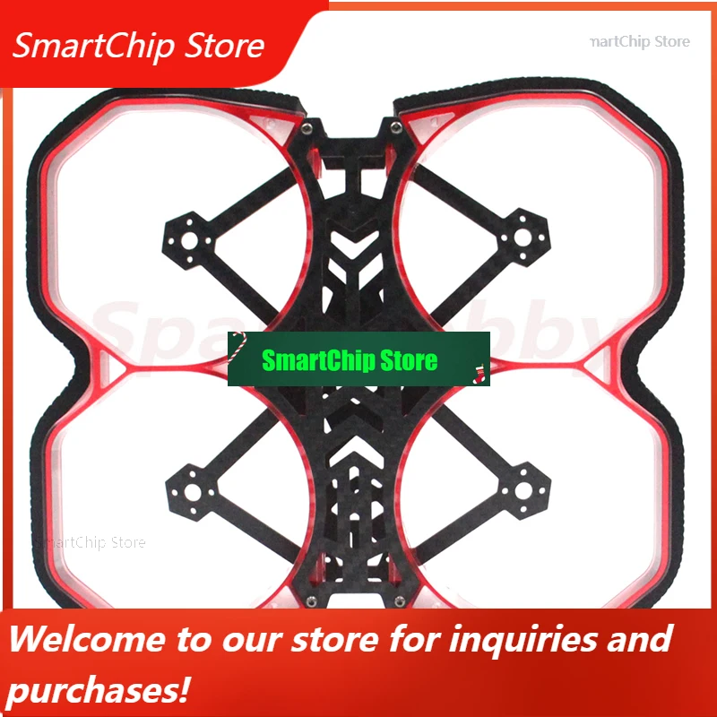 StoreLANNRC KITE-30 133mm Wheelbase 3inch Carbon Fiber CineWhoop Frame Propeller Protective Cover For RC FPV Racing DroDrone Pa